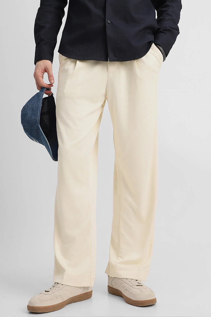 SNITCH Loose Fit Stretch Trousers